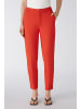 Oui Jerseyhose FEYLIA Slim Fit, cropped in aura orange