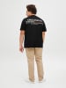 JACK & JONES PLUS T-shirt in Black