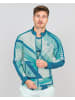 BIDI BADU Good Vibes Printed Jacket - petrol/ mint in Petrol/mint