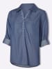 Heine Bluse in jeansblau