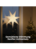 STAR Trading Papierstern Decorus 63 cm Weiß – Weihnachtsstern für Fenster & Wand