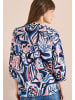 Cecil 3/4-Arm Bluse mit Multicolor Print in Blau