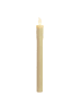 MARELIDA 2er Set LED Stabkerzen Echtwachs in creme - 25cm