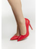 faina Pumps Mit Nieten in Rot