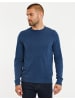 Threadbare Strickpullover THB Jumper Beaufort Crew Neck in Denim