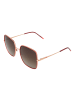 HUGO Frauen Sonnenbrille Quadratisch Rot