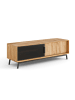 Feldmann-Wohnen Lowboard Modern Loft Eiche Natur 200 / 50 / 52cm