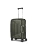 Redolz Essentials 01 4 Rollen Kabinentrolley 53 cm mit Dehnfalte olive metallic