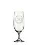LUXENTU Biertulpe Pilsglas mit Gravur 50. Jubiläum 360 ml in transparent