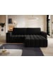MF Design Bonita Recamiere Rechts in Schwarz -  (L) 175 x (B) 250 x (H) 92 cm