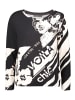 Betty Barclay Casual-Shirt mit Gummizug in Schwarz/Weiß