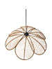 Beliani Pendelleuchten NIGUA in Naturfarben - (W) 66 x (H) 130 x (L) 66 cm