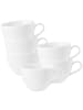 Seltmann Weiden 6er Set Milchkaffeetassen Beat Color Glaze in 0,35 l in Weiß