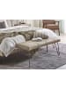 Beliani Bettbank BETIN in Beige - (W) 104 x (H) 45 x (L) 43 cm