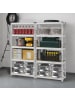 SONGMICS 2er-Set: Schwerlastregal Cozory in Silbern - (B)90 x (H)180 x (T)40 cm
