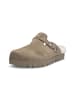 VITAFORM Samtziegenleder Clogs in taupe