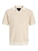 Jack & Jones Gestricktes Polo in Whitecap Gray