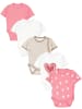 TupTam Baby Mädchen Kurzarm Wickelbody 5er Set in rosa Modell 3