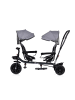 Babyshoppen Geschwisterdreirad Tricycle Hip Hop in grau