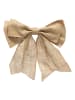 Atmosphera Créateur d'intérieur Leinenband, Weihnachtsbaumschmuck in Beige, 40 x 46 cm