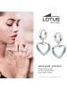 LOTUS silver Ohrringe Silber 925 Sterling Silber Herz Ohrhänger