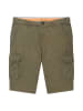Tom Tailor Short in olive diamond structure