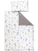 TupTam Kinder Bettwäsche 2-Teilig in grau/beige