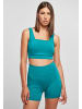 Urban Classics Urban Classics Damen Ladies Recycled Squared Sports Bra in watergreen