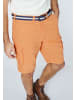 Oklahoma Jeans Bermuda Shorts mit seitlichen Cargotaschen in Orange