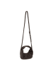 Les Visionnaires Greta Mini Essential Handtasche Leder 23 cm in dark brown 1