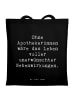 Mr. & Mrs. Panda Shopping Tasche Spruch Apothekerin Nebenwirkung... in Schwarz