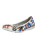 Caprice Ballerinas Weiß/Blau