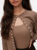 Vero Moda Strickjacke in Fossil