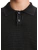 Marc O'Polo DENIM Strick-Poloshirt relaxed in Schwarz