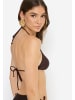 LSCN BY LASCANA Triangel-Bikini-Top in dark brown