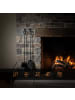 relaxdays 2-teiliges Kamin-Kehrset in Schwarz