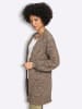 Heine Strickjacke in taupe-papaya-meliert