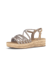 Gabor Plateau Sandalen in gold