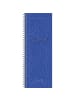 BRUNNEN Vormerkkalender 783 10x29,7cm 1 Woche/2 Seiten Karton blau 2027