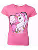 United Essentials T-Shirt Einhorn in Pink