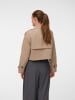 Vero Moda Trenchcoat in Silver Mink