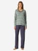 Schiesser Schlafanzug Casual Essentials in mineral