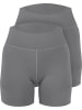 Circle Five 2x High Waist Sport Shorts in Anthrazit