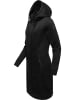 ragwear Kurzmantel Letti Long Bonded in Black