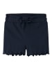 name it Baumwoll-Shorts mit Kräuselsaum Nmfvivia in dark sapphire