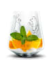 Mr. & Mrs. Panda Longdrinkglas Hase Igel mit Spruch in Transparent