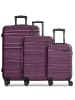 Redolz Essentials 16 3-SET 4 Rollen Kofferset 3-teilig burgundy