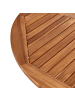 Beliani 5-tlg Gartentisch Set AGELLO in Braun