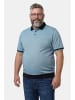 Men Plus Poloshirt in helles türkis