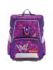 Step by Step SPACE SHINE Schulranzen-Set Butterfly Night Ina 5-tlg. in lila